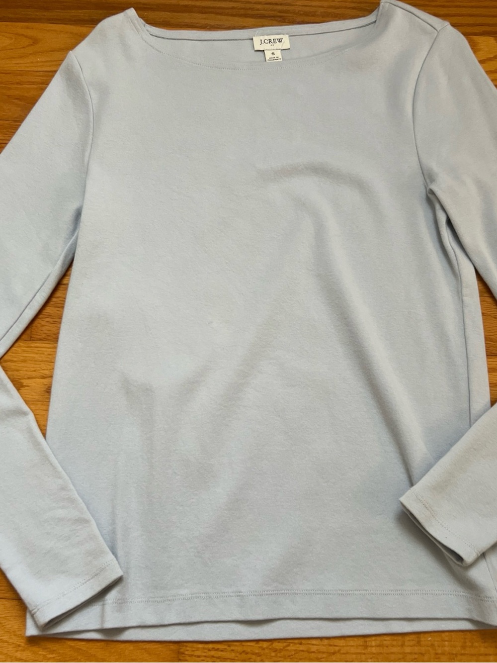 J. Crew Men's Pale Blue Crewneck Sweater
